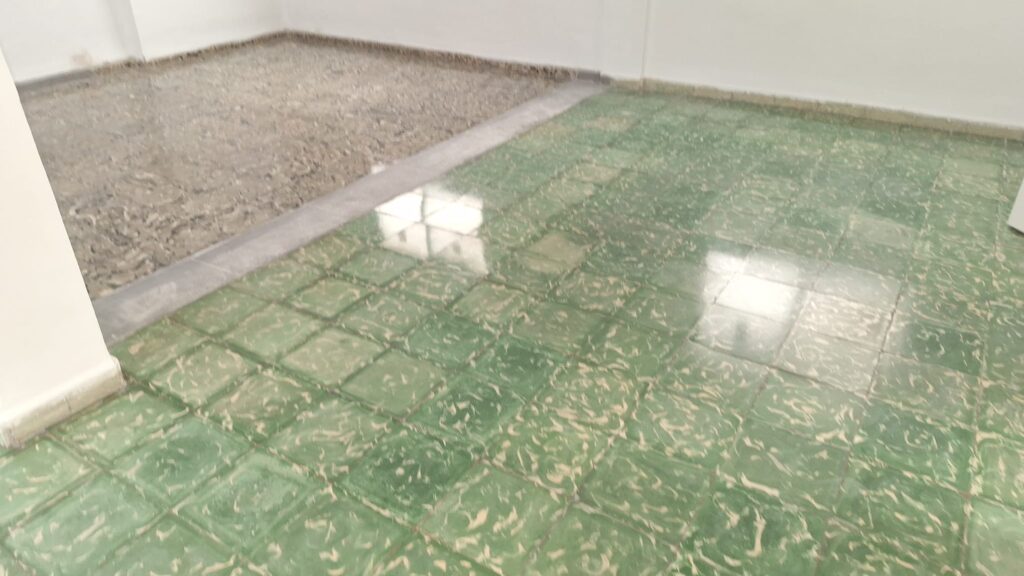 restauración de suelos muy antiguos